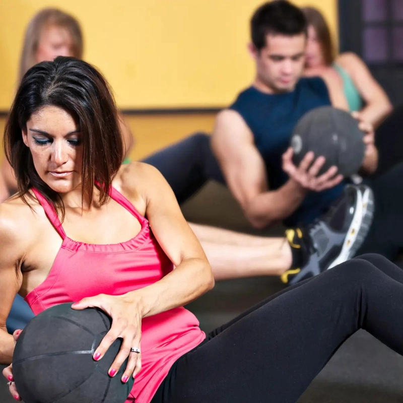 BALON DE PESO CON REBOTE 4 KG PARA ENTRENAMIENTO FUNCIONAL Y CROSSFIT - 3