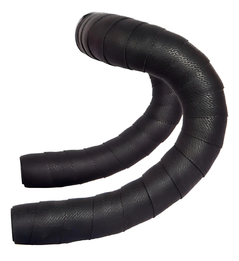 CINTA PARA MANILLAR DE BICICLETA CON DISEÑO ANTIDESLIZANTE COLOR NEGRO - 1