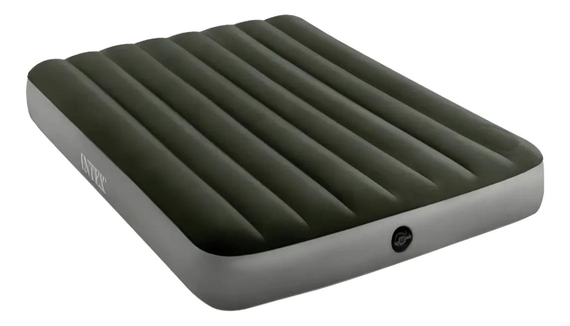 COLCHON INFLABLE PARA DOS PERSONAS CON INFLADOR DE PIE INTEGRADO - 1
