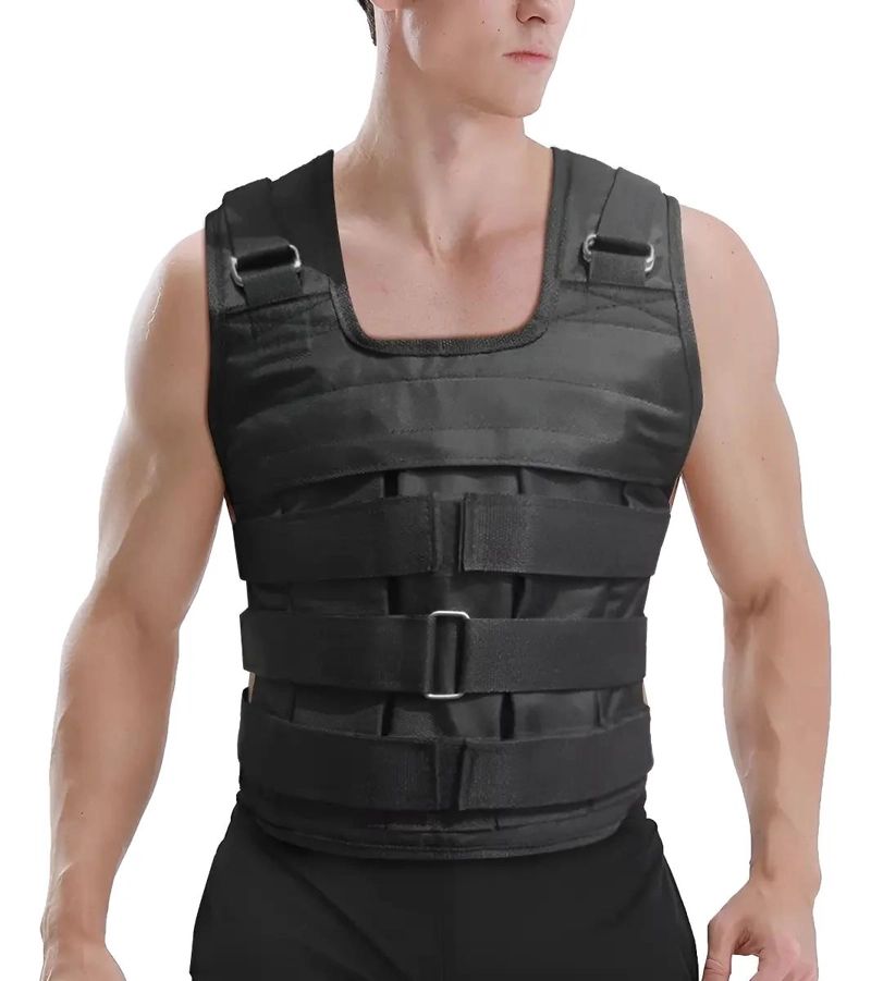 CHALECO CON PESO AJUSTABLE PARA ENTRENAMIENTO FISICO HASTA 50 KG - 1