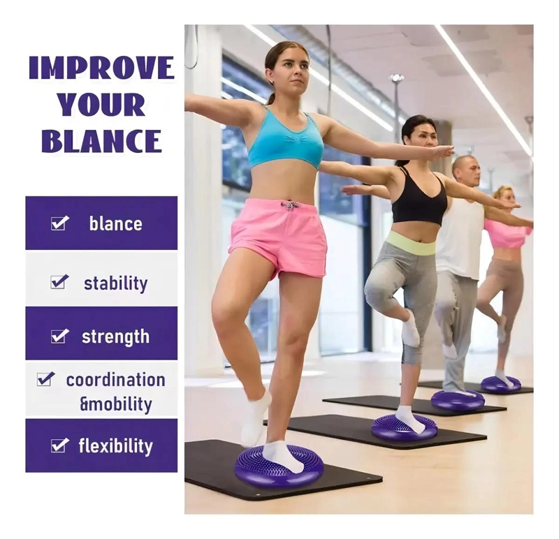 COJIN DE PROPIOCEPCION PARA EQUILIBRIO Y ESTABILIDAD DE 34 CM - 3