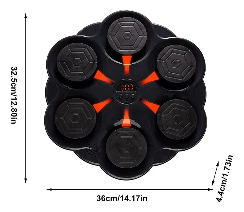 MAQUINA DE BOXEO CON FUNCION MUSICAL Y CONEXION BLUETOOTH CON GUANTES INCLUIDOS - 2