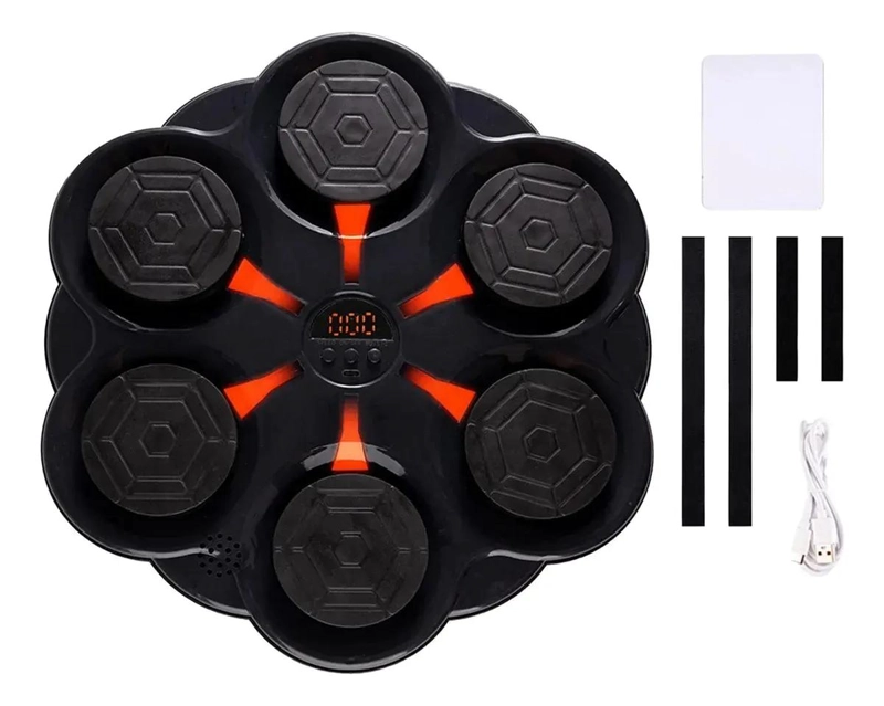 MAQUINA DE BOXEO CON FUNCION MUSICAL Y CONEXION BLUETOOTH CON GUANTES INCLUIDOS - 3