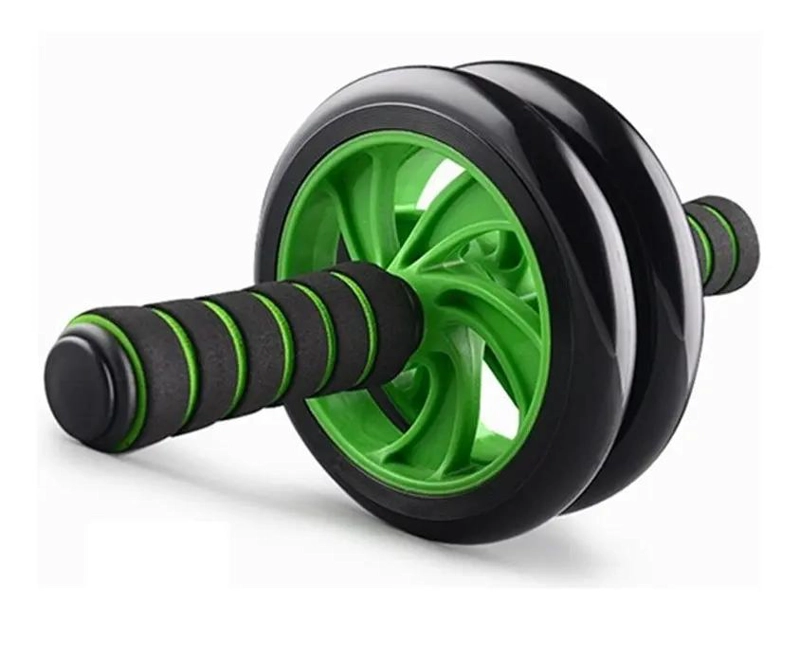 RUEDA ABDOMINAL DOBLE PARA EJERCICIOS DE FORTALECIMIENTO LUMBAR Y ABDOMINAL - 1