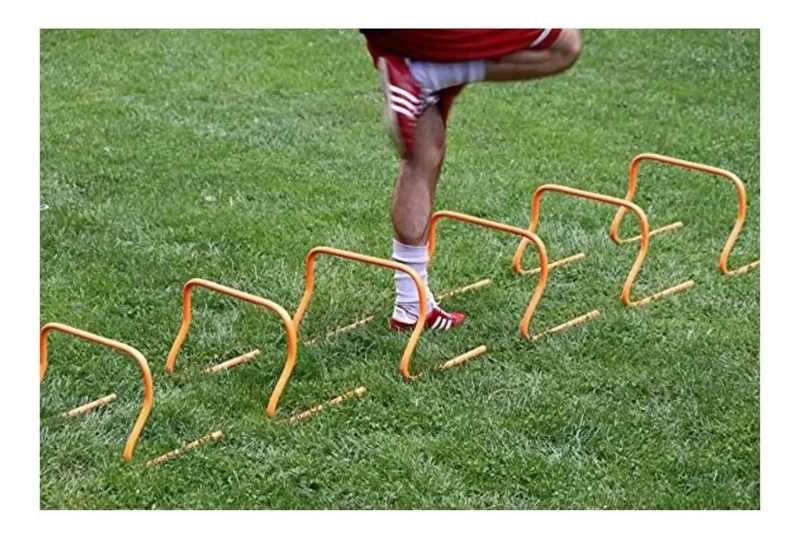 SET DE 6 VALLAS PARA SALTO Y AGILIDAD DE 23 CM PARA ENTRENAMIENTO - 5