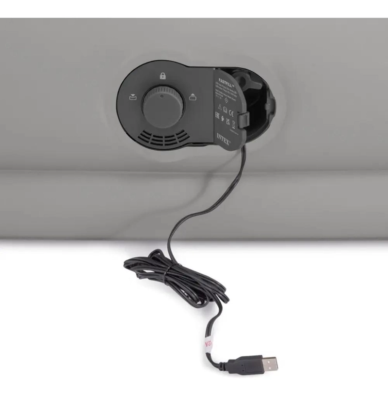 COLCHON INFLABLE ELE CTRICO CON CONEXION USB PARA DOS PERSONAS 152X203X36 CM - 3
