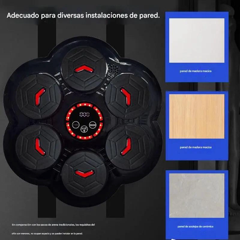 MAQUINA DE ENTRENAMIENTO PARA BOXEO CON OBJETIVO INTELIGENTE Y SIN GUANTES - 4