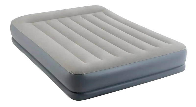 COLCHON AUTO INFLABLE PARA DOS PERSONAS CON TECNOLOGIA DURA BEAM COLOR GRIS - 1
