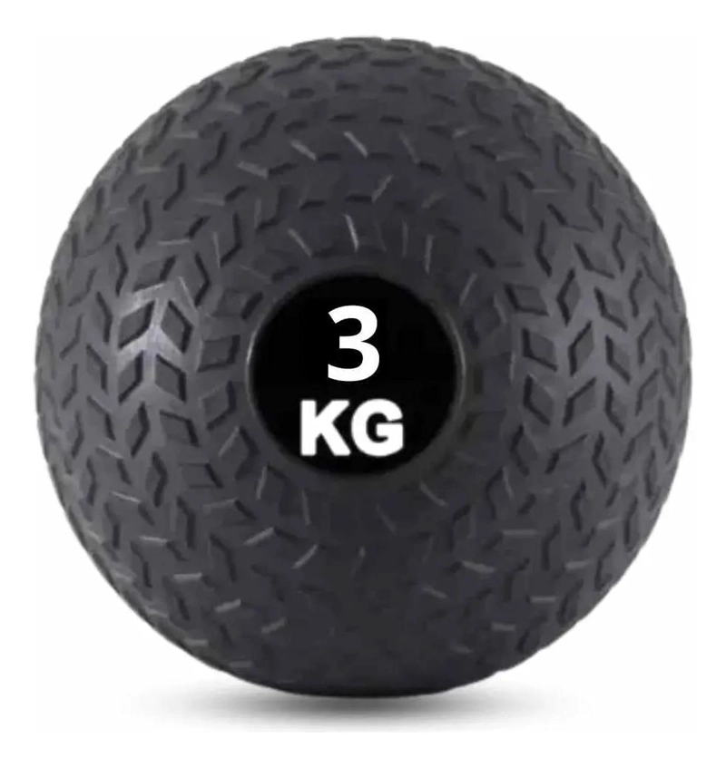 BALON MEDICINAL DE 3 KG PARA ENTRENAMIENTO MUSCULAR Y RESISTENCIA - 3