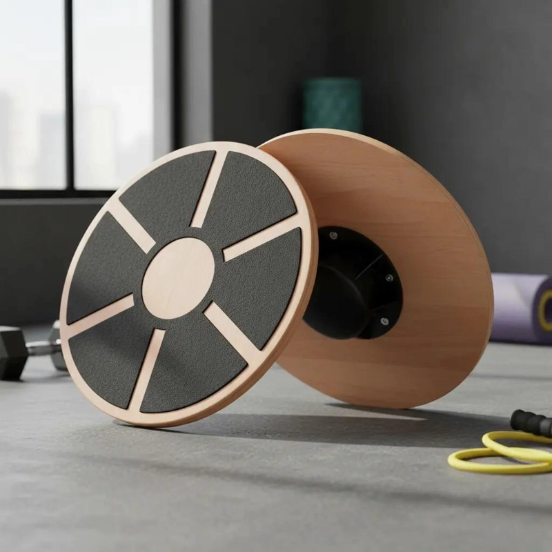 TABLA DE EQUILIBRIO DE MADERA PARA EJERCICIOS DE BALANCE Y ESTABILIDAD - 1