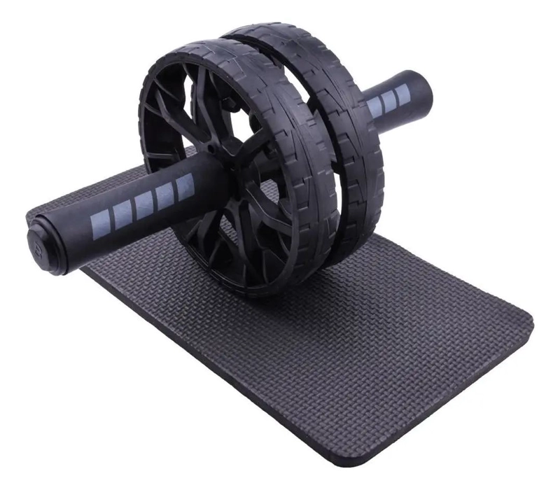 RUEDA ABDOMINAL DOBLE PARA EJERCICIOS DE FORTALECIMIENTO DE ABDOMEN Y CORE - 1