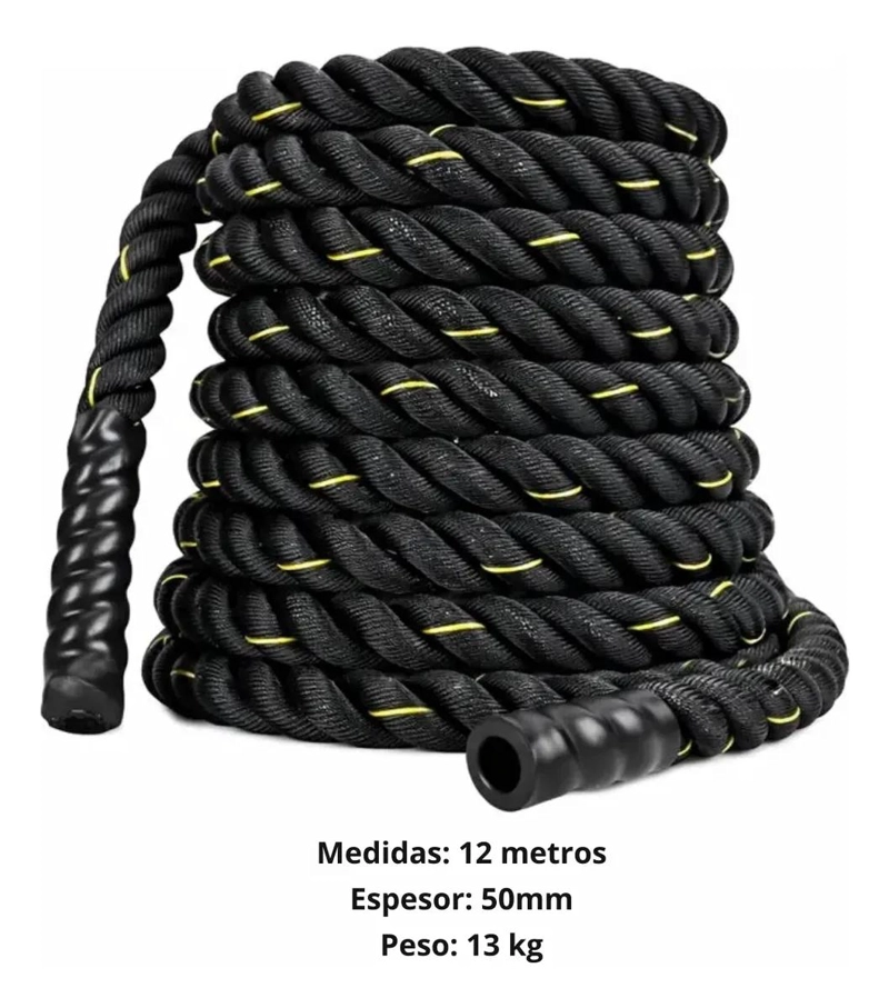 CUERDA PARA ENTRENAMIENTO FUNCIONAL DE 5 MM DE GROSOR Y 12 METROS DE LARGO - 5