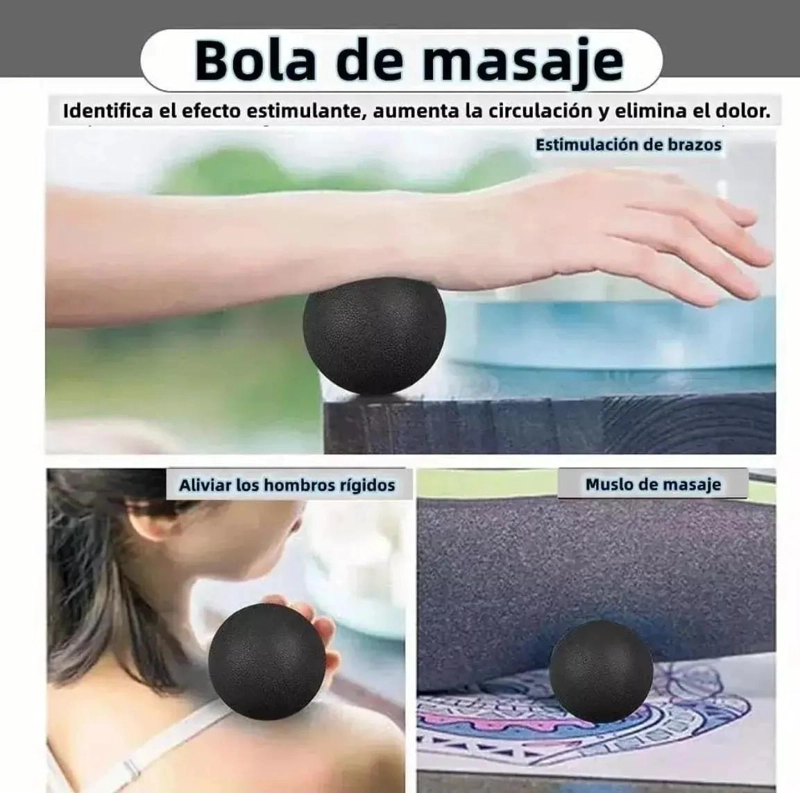 KIT COMPLETO PARA MASAJE MUSCULAR CON RODILLO Y ACCESORIOS PARA YOGA - 2