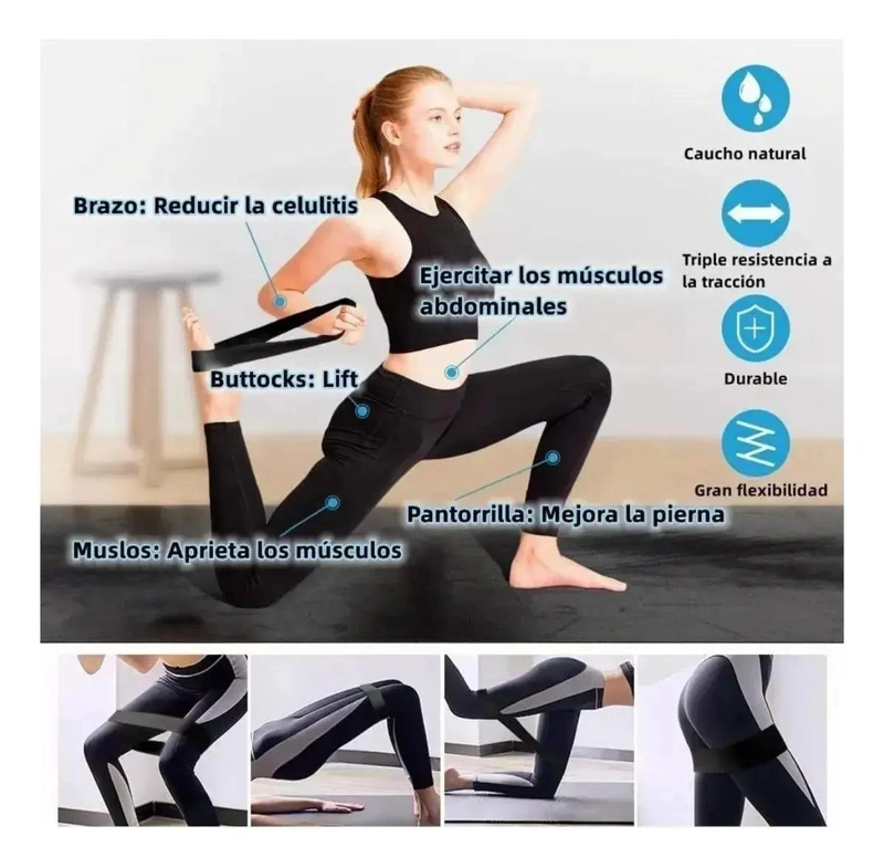 KIT COMPLETO PARA MASAJE MUSCULAR CON RODILLO Y ACCESORIOS PARA YOGA - 3