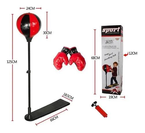 SET DE ENTRENAMIENTO DE BOXEO PARA NIÑOS CON GUANTES Y ACCESORIOS - 3
