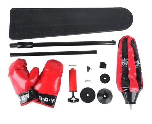 SET DE ENTRENAMIENTO DE BOXEO PARA NIÑOS CON GUANTES Y ACCESORIOS - 4