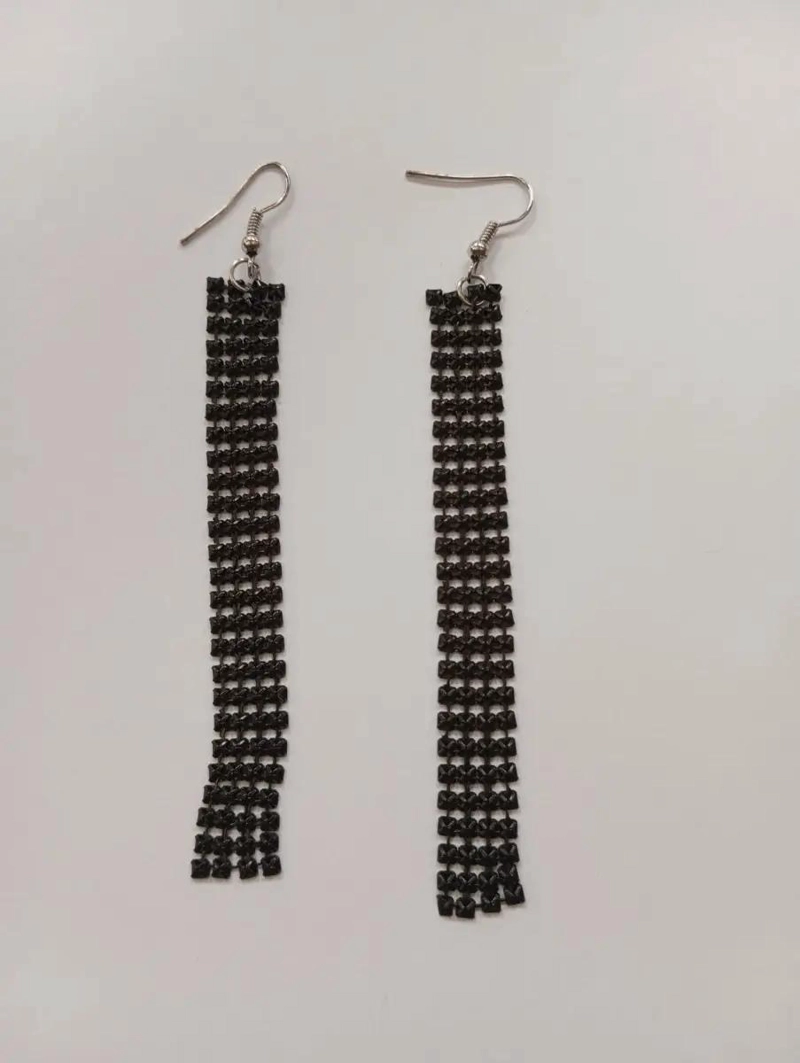 AROS PENDIENTES COLGANTES LARGOS ELEGANTES PARA FIESTA DE 10 CM - 2