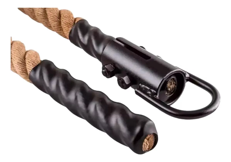 CUERDA PARA TREPAR CON HEBILLA IDEAL PARA ENTRENAMIENTO FUNCIONAL DE 6 METROS - 2