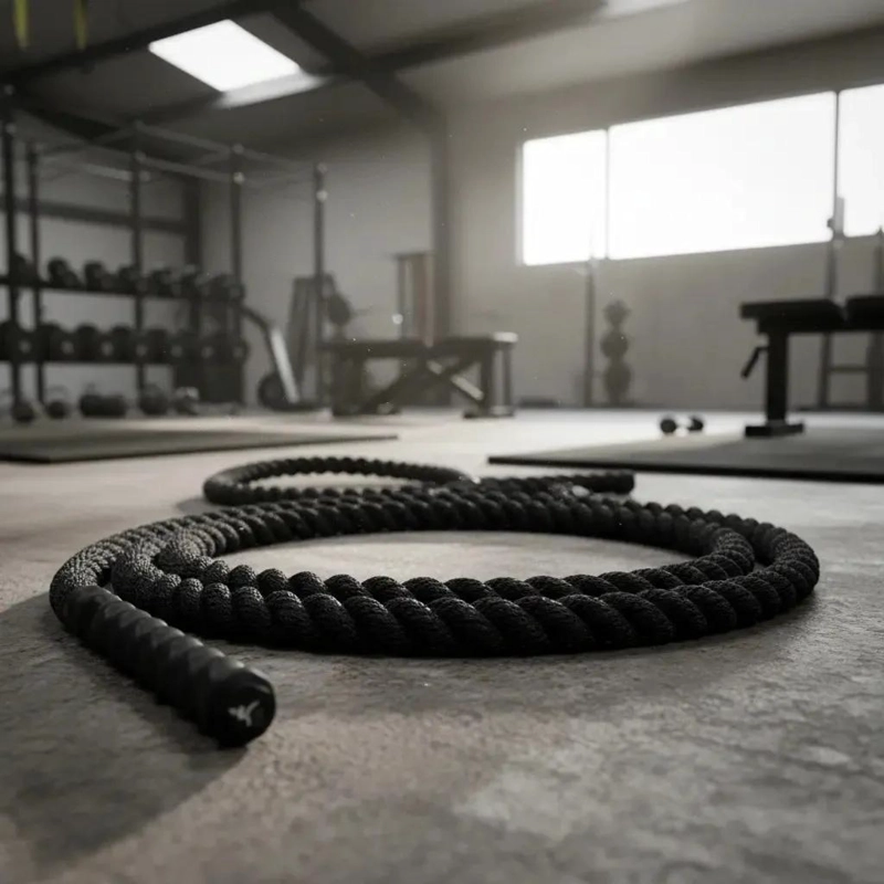 CUERDA PARA SALTAR PROFESIONAL 3 METROS DE LARGO Y 38 MM DE GROSOR - 4