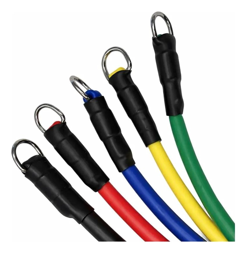 SET DE 11 BANDAS DE RESISTENCIA TUBULARES PARA ENTRENAMIENTO - 4
