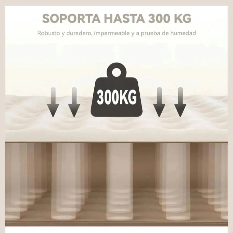 COLCHON INFLABLE PARA DOS PERSONAS CON BOMBA ELE CTRICA INTEGRADA - 3
