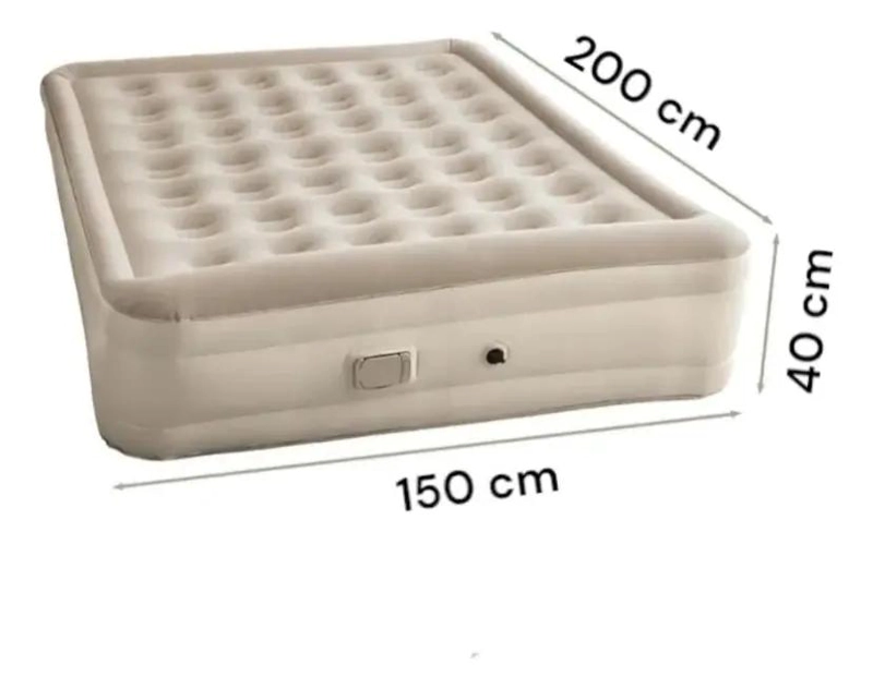 COLCHON INFLABLE PARA DOS PERSONAS CON BOMBA ELE CTRICA INTEGRADA - 5