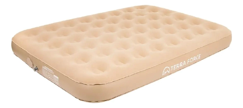 COLCHON INFLABLE AUTOMATICO PARA DOS PERSONAS COLOR BEIGE - 1