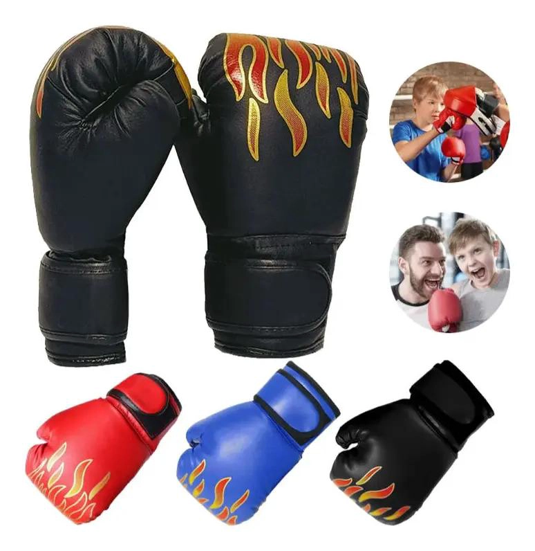 SET DE GUANTES DE BOXEO PARA NIÑOS CON DISEÑO ERGONOMICO Y MATERIAL RESISTENTE - 4