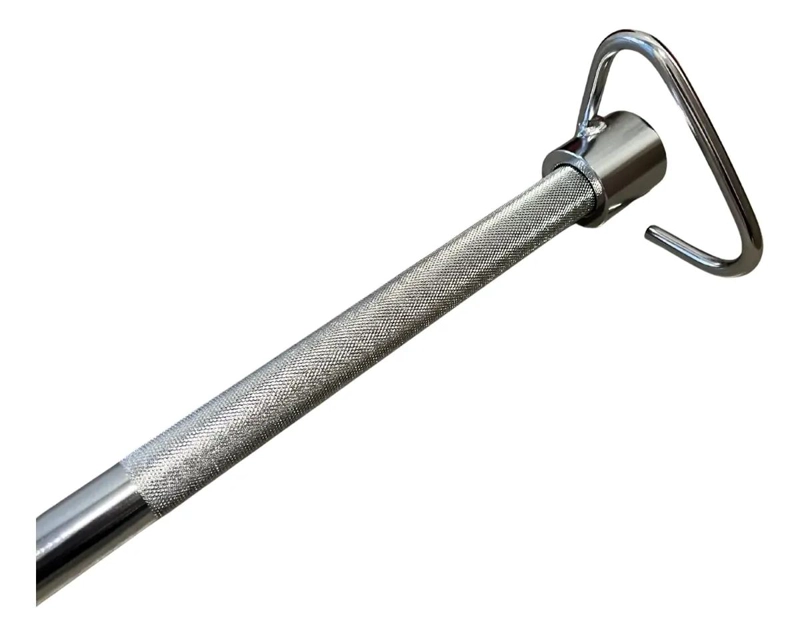 BARRA RECTA DE 96 CM CON GANCHOS PARA BANDAS DE RESISTENCIA PARA ENTRENAMIENTO - 4