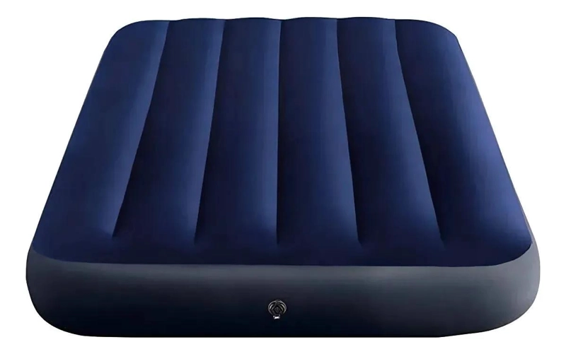 COLCHON INFLABLE AZUL TAMAÑO FULL CON DIMENSIONES 1,37M X 1,91M X 25CM - 1