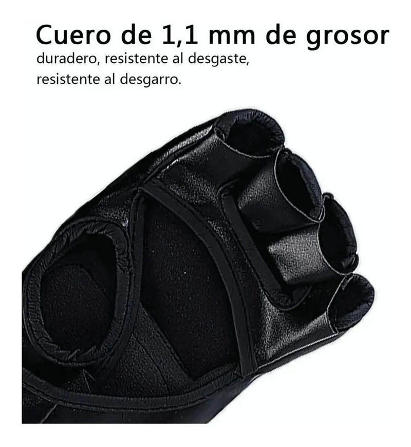 GUANTES DE BOXEO ENTRENAMIENTO MEDIO DEDO PARA KICKBOXING Y ARTES MARCIALES - 4