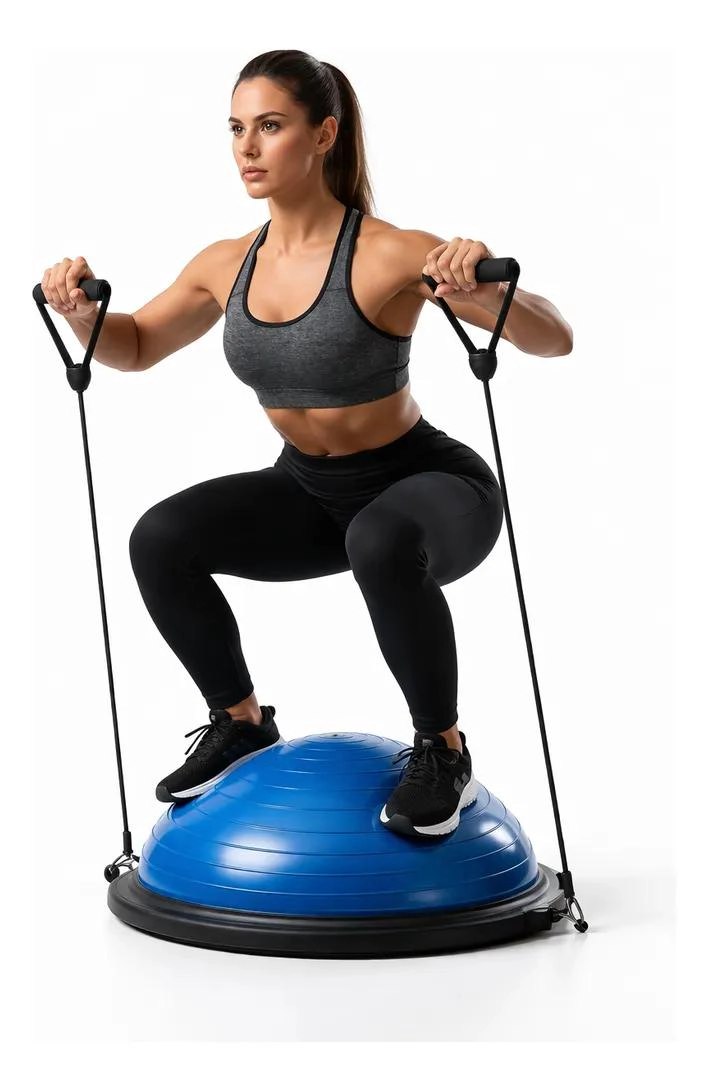 BALON DE PILATES PARA EQUILIBRIO Y TONIFICACION DE 46 CM - 1