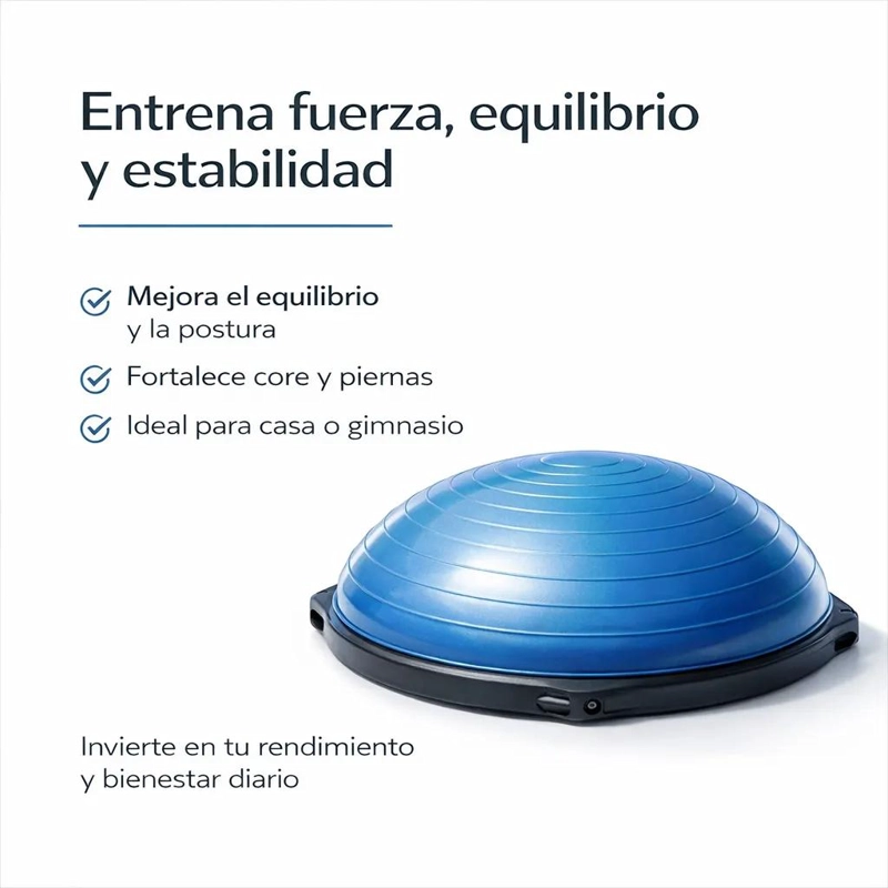 BALON DE PILATES PARA EQUILIBRIO Y TONIFICACION DE 46 CM - 4