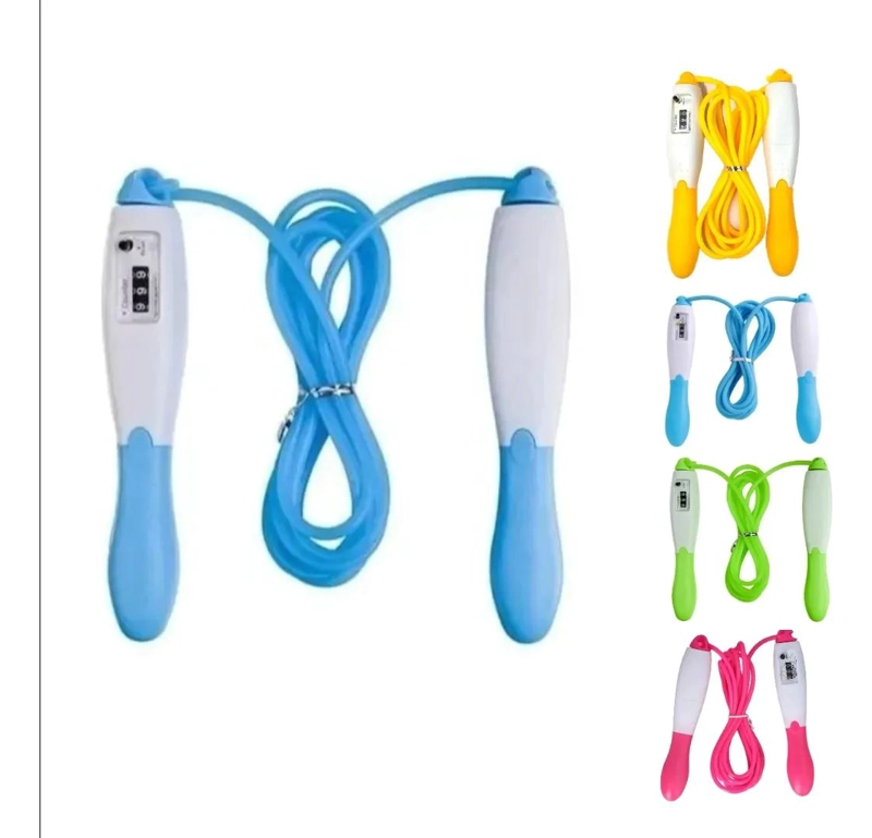 SET DE 4 CUERDAS PARA SALTAR CON CONTADOR PARA FITNESS Y DEPORTE - 1