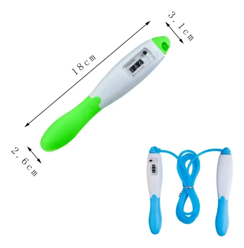 SET DE 4 CUERDAS PARA SALTAR CON CONTADOR PARA FITNESS Y DEPORTE - 2