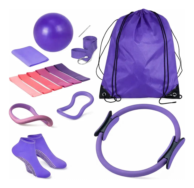 SET DE 13 BANDAS ELASTICAS DE RESISTENCIA PARA YOGA Y PILATES - 1