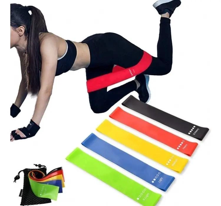 SET DE BANDAS ELASTICAS PARA EJERCICIO Y ENTRENAMIENTO FISICO - 3