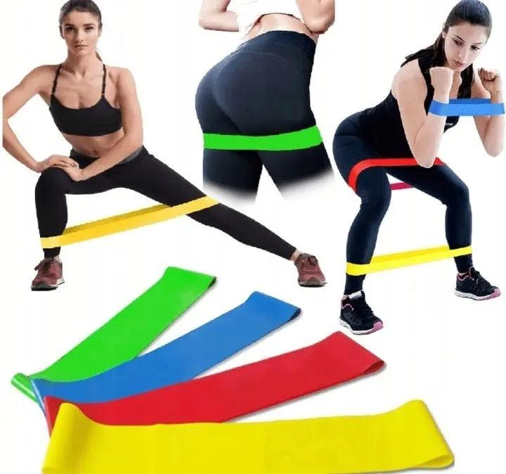 SET DE BANDAS ELASTICAS PARA EJERCICIO Y ENTRENAMIENTO FISICO - 4