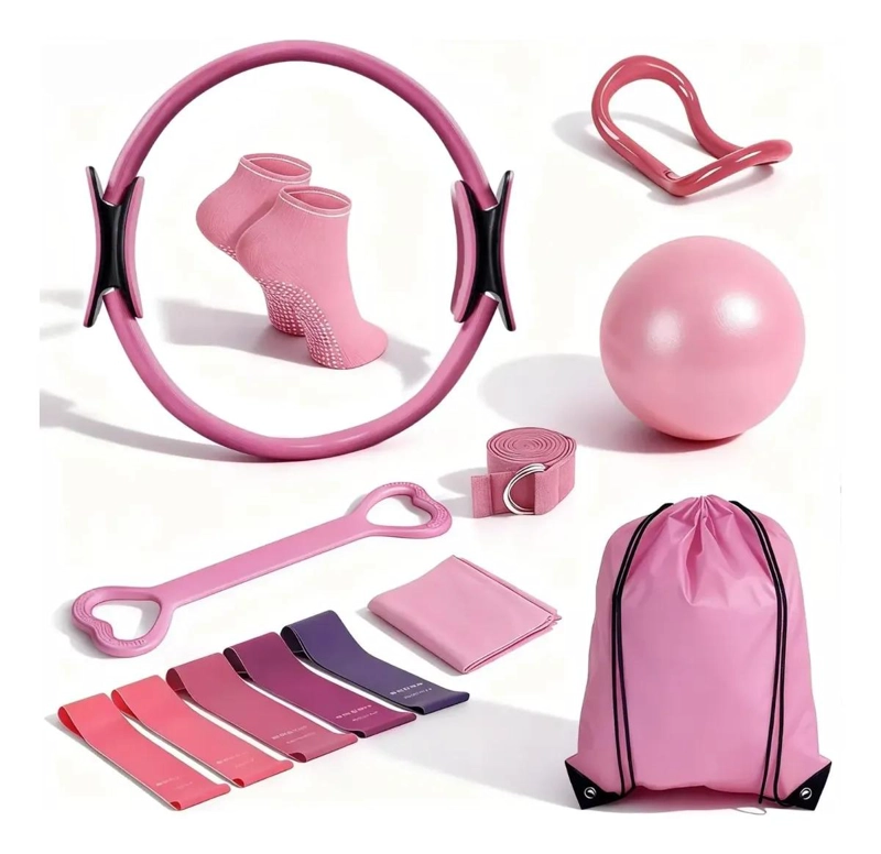 SET DE 13 BANDAS ELASTICAS PARA YOGA Y ENTRENAMIENTO DE RESISTENCIA - 1