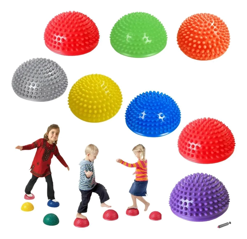 CONJUNTO DE 8 ESFERAS SENSORIALES PARA EQUILIBRIO Y COORDINACION - 1