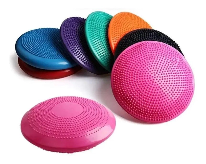 DISCO DE EQUILIBRIO PARA EJERCICIOS COLOR MORADO CON SUPERFICIE ANTIDESLIZANTE - 3