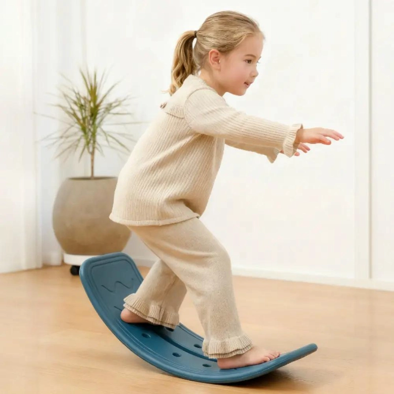 TABLA DE EQUILIBRIO PARA ENTRENAMIENTO INFANTIL COLOR AZUL - 1