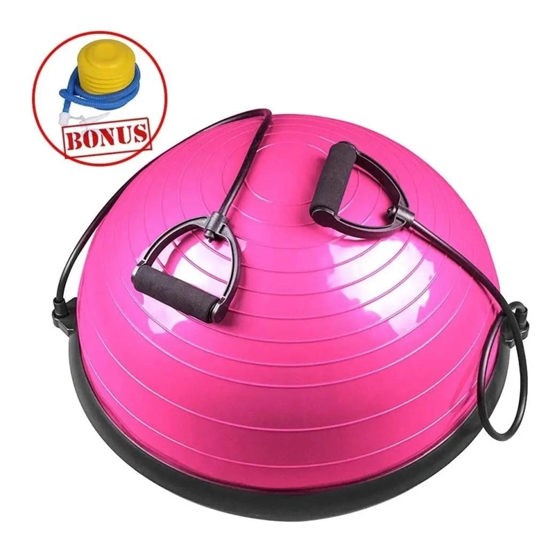 PELOTA DE YOGA SEMIESFERA DE RESISTENCIA 64 CM PARA EJERCICIOS - 2