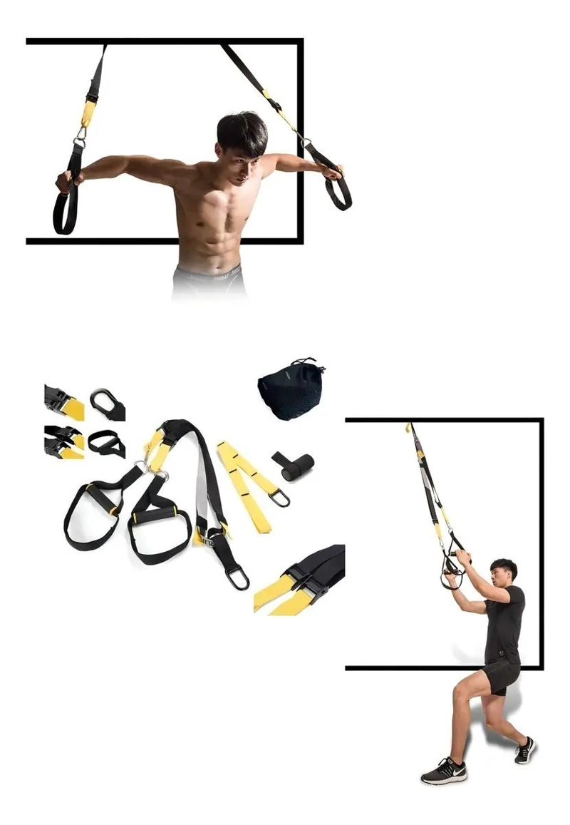 SISTEMA DE SUSPENSION PARA ENTRENAMIENTO FUNCIONAL CON ANCLAJE Y CAPACIDAD DE  1 - 3