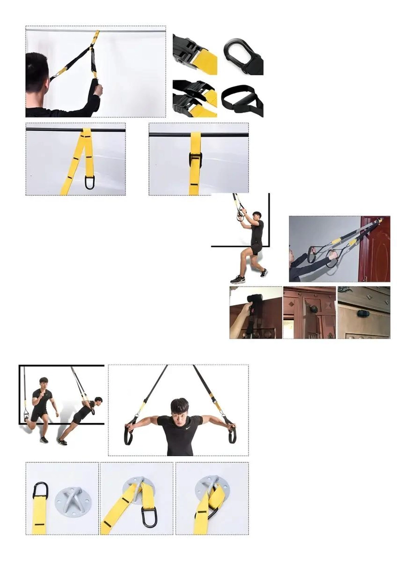 SISTEMA DE SUSPENSION PARA ENTRENAMIENTO FUNCIONAL CON ANCLAJE Y CAPACIDAD DE  1 - 4