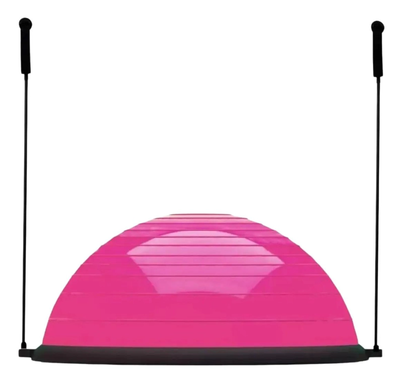 BALON BOSU PARA EJERCICIOS DE YOGA Y FITNESS CON BANDAS TUBULARES - 3