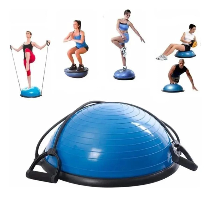 BALON DE PILATES PARA EQUILIBRIO Y TONIFICACION CON BASE ESTABLE - 4