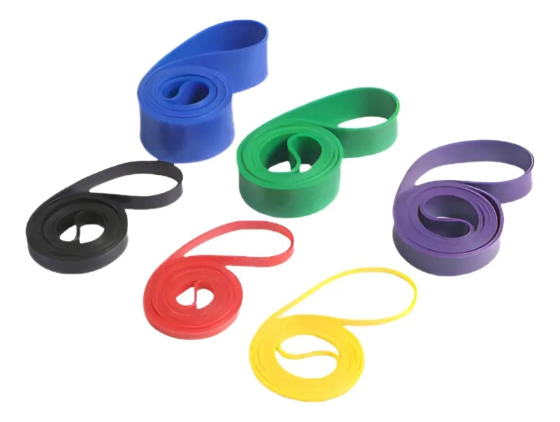 SET DE 6 BANDAS ELASTICAS CIRCULARES PARA RESISTENCIA Y CALISTENIA - 2