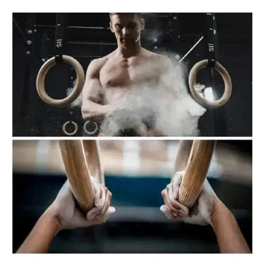 ANILLAS OLIMPICAS PARA FITNESS Y CALISTENIA CON CORREAS Y HEBILLAS RESISTENTES - 4