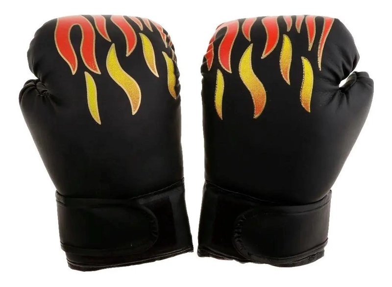 GUANTES DE BOXEO PARA ENTRENAMIENTO INFANTIL CON DISEÑO DE LLAMAS - 1